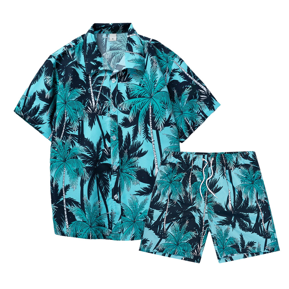 Men'S Fashion Usa - Hawaiian Coconut Tree 3D Print Men