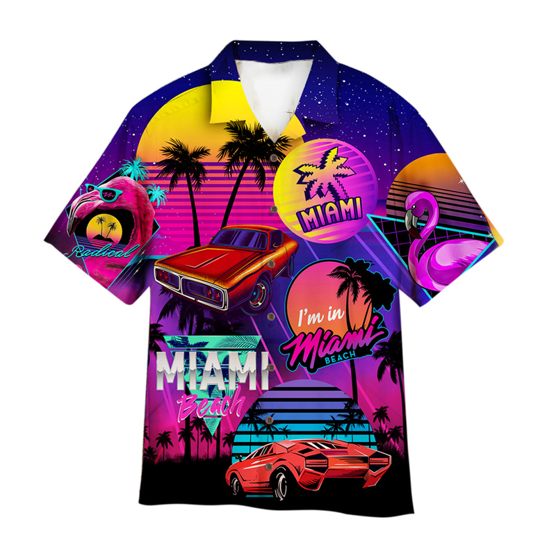 Men'S Fashion From The 80S - Hawaiian Shirts For Men 3D Printed