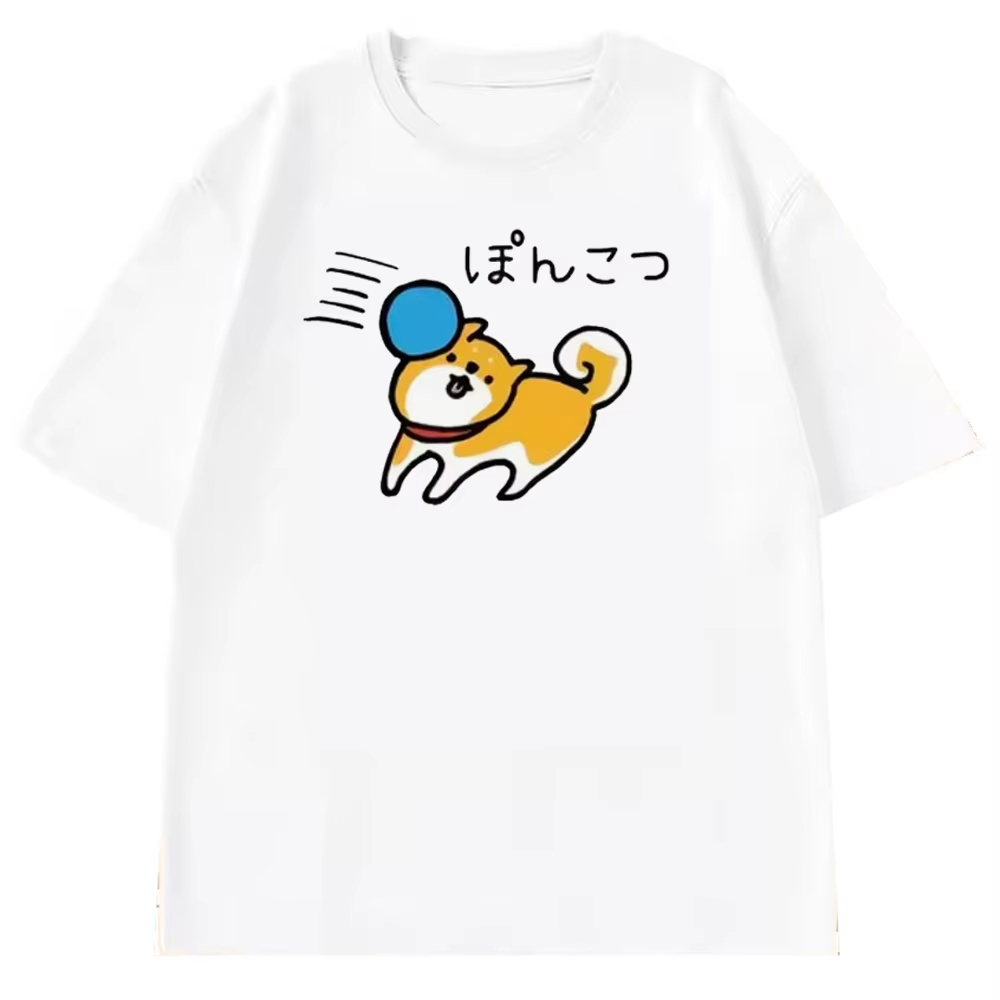 Men'S Fashion From The 80S - Funny Shiba Inu Shirt Girl Digital