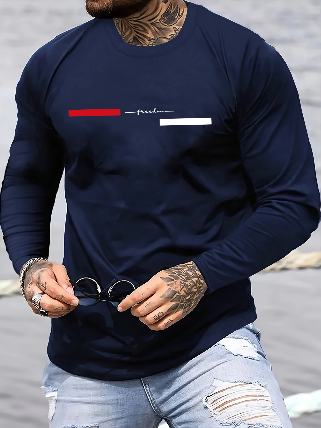 100% pure cotton men's long sl - огляд і ціна Men Fashion Upper