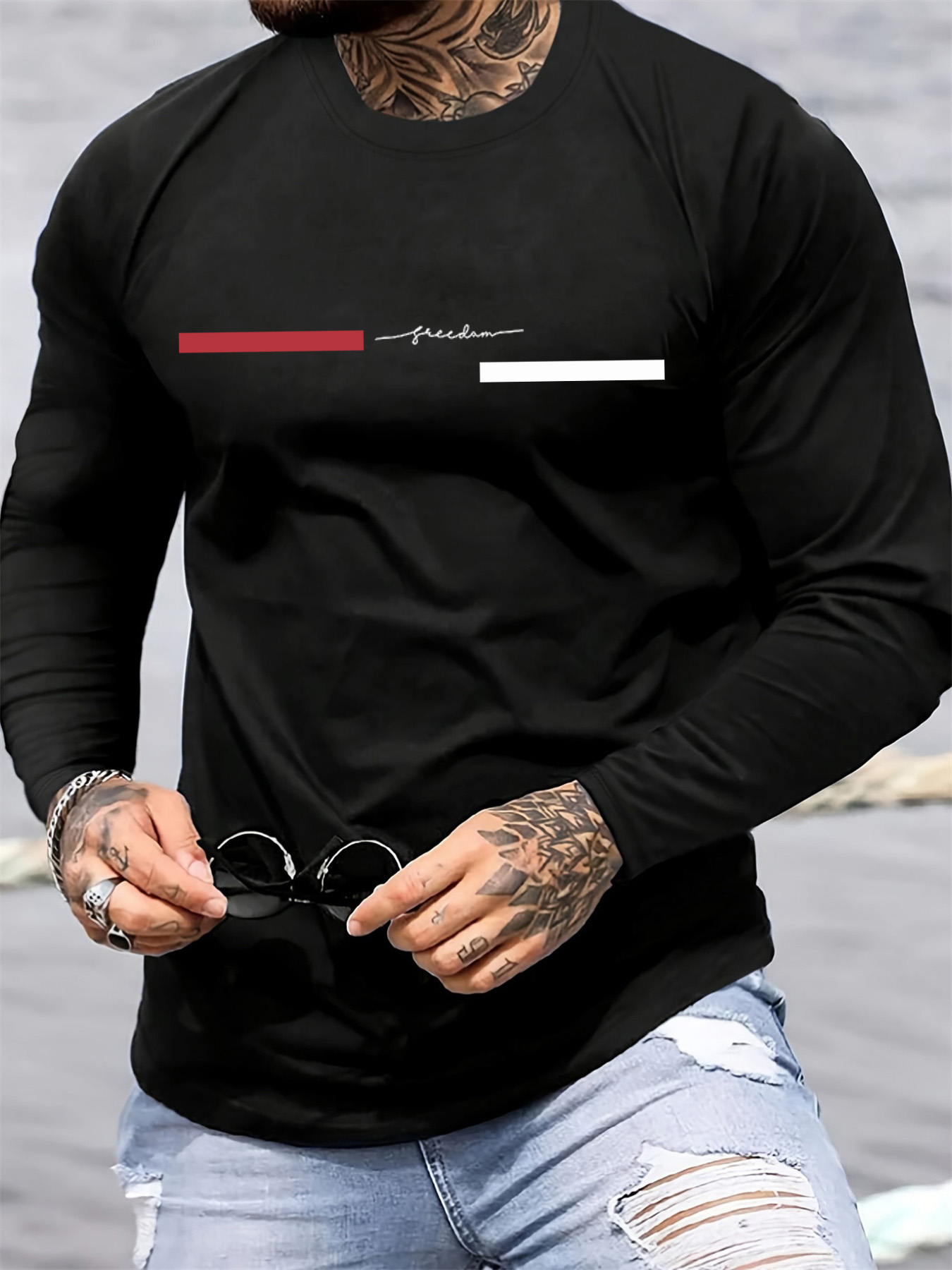 100% pure cotton men's long sl - огляд і ціна Men Fashion Upper