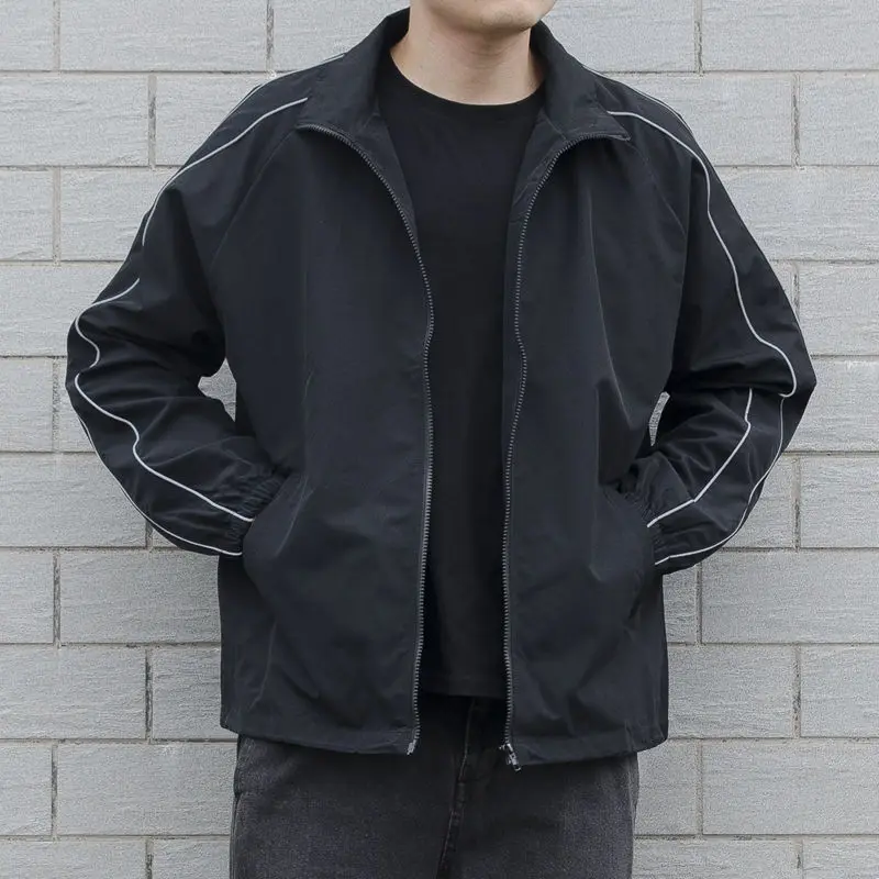 Jackets Men Autumn Pockets Cas - огляд і ціна Mens Fashion Bomber Jacket