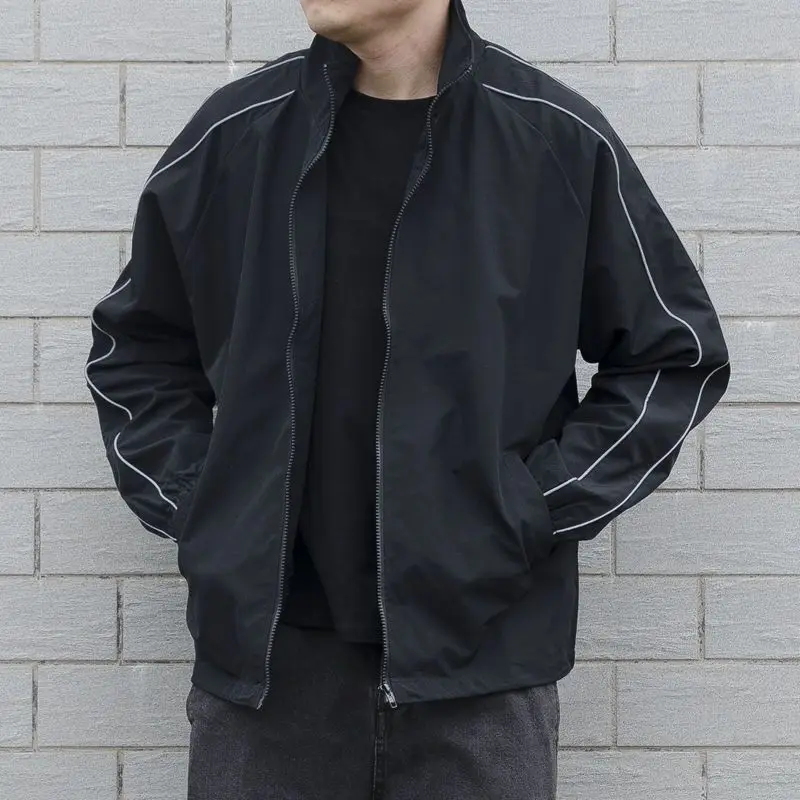Jackets Men Autumn Pockets Cas - огляд і ціна Mens Fashion Bomber Jacket
