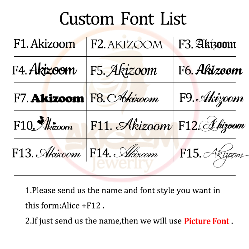 Akizoom Custom Name Zircon Let - огляд і ціна Men Fashion Kids