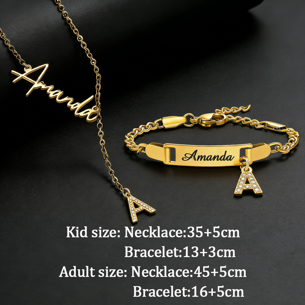 Akizoom Custom Name Zircon Let - огляд і ціна Men Fashion Kids