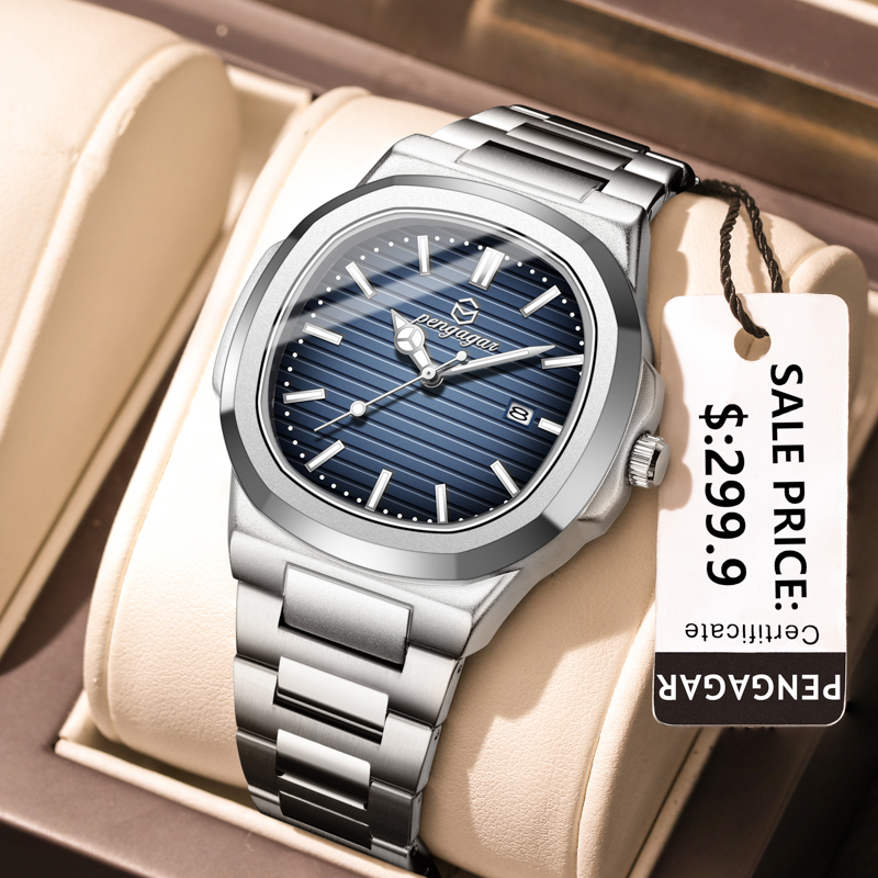 PENGAGAR Luxury Square Fashion - огляд і ціна Men'S Fashion Zone