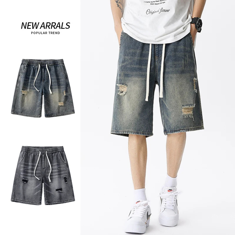 Summer Thin Denim Shorts Men's - огляд і ціна Men'S Fashion Jeans
