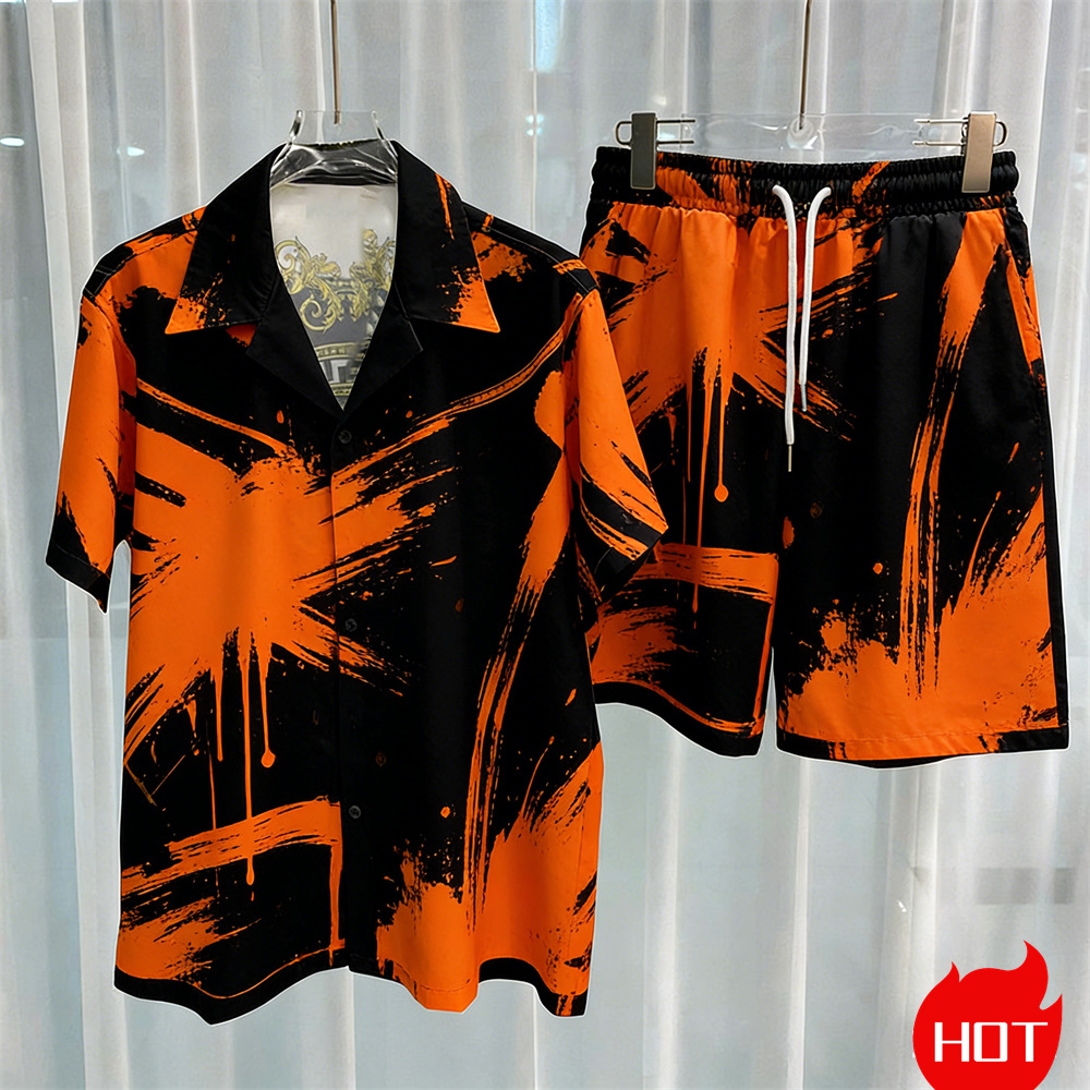 Digital printed men's set fash - огляд і ціна Men'S Fashion Y2K