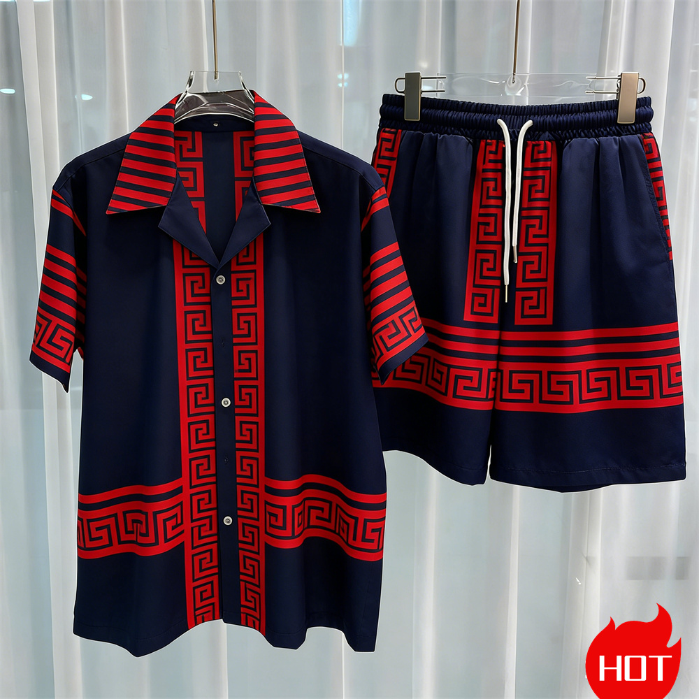 Digital printed men's set fash - огляд і ціна Men'S Fashion Y2K