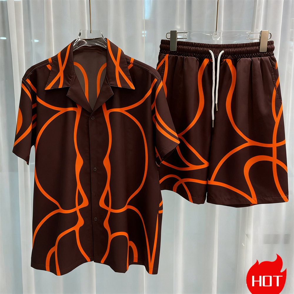 Digital printed men's set fash - огляд і ціна Men'S Fashion Y2K
