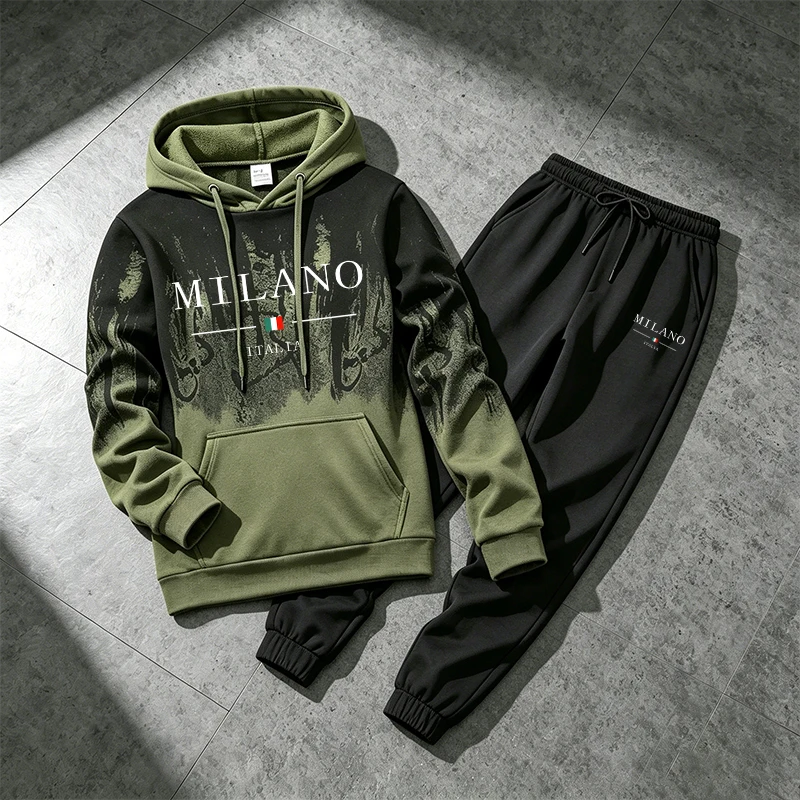 Italy Fashion Sportswear 2pcs  - огляд і ціна Men'S Fashion For 2026