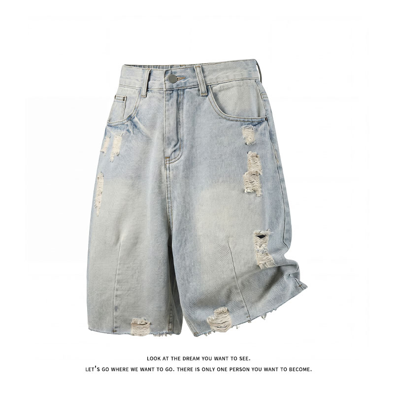 Summer Men's Casual Jeans Shor - огляд і ціна Men'S Fashion Jeans