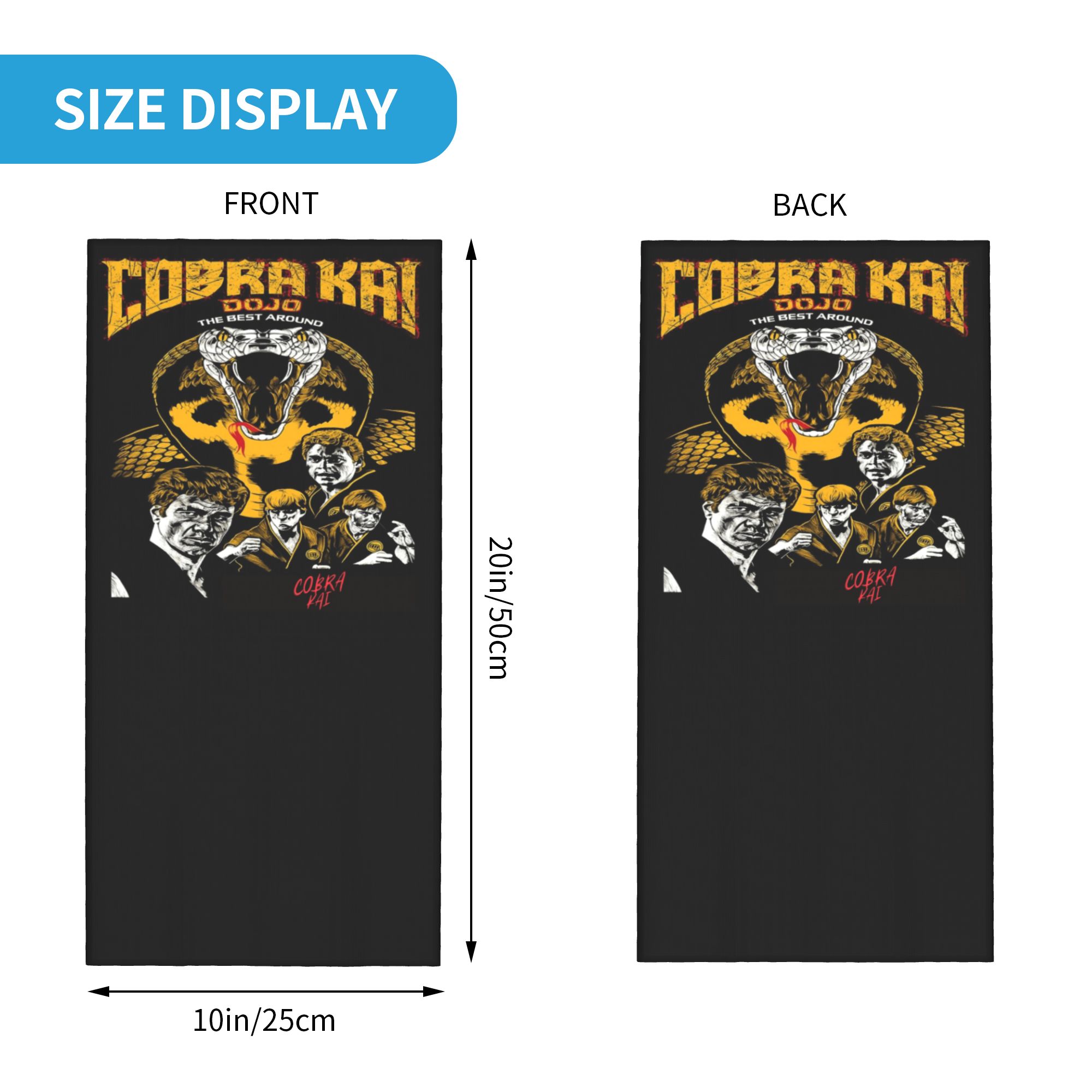 Custom Cobra Kai Bandana Neck  - огляд і ціна Men Fashion Kids