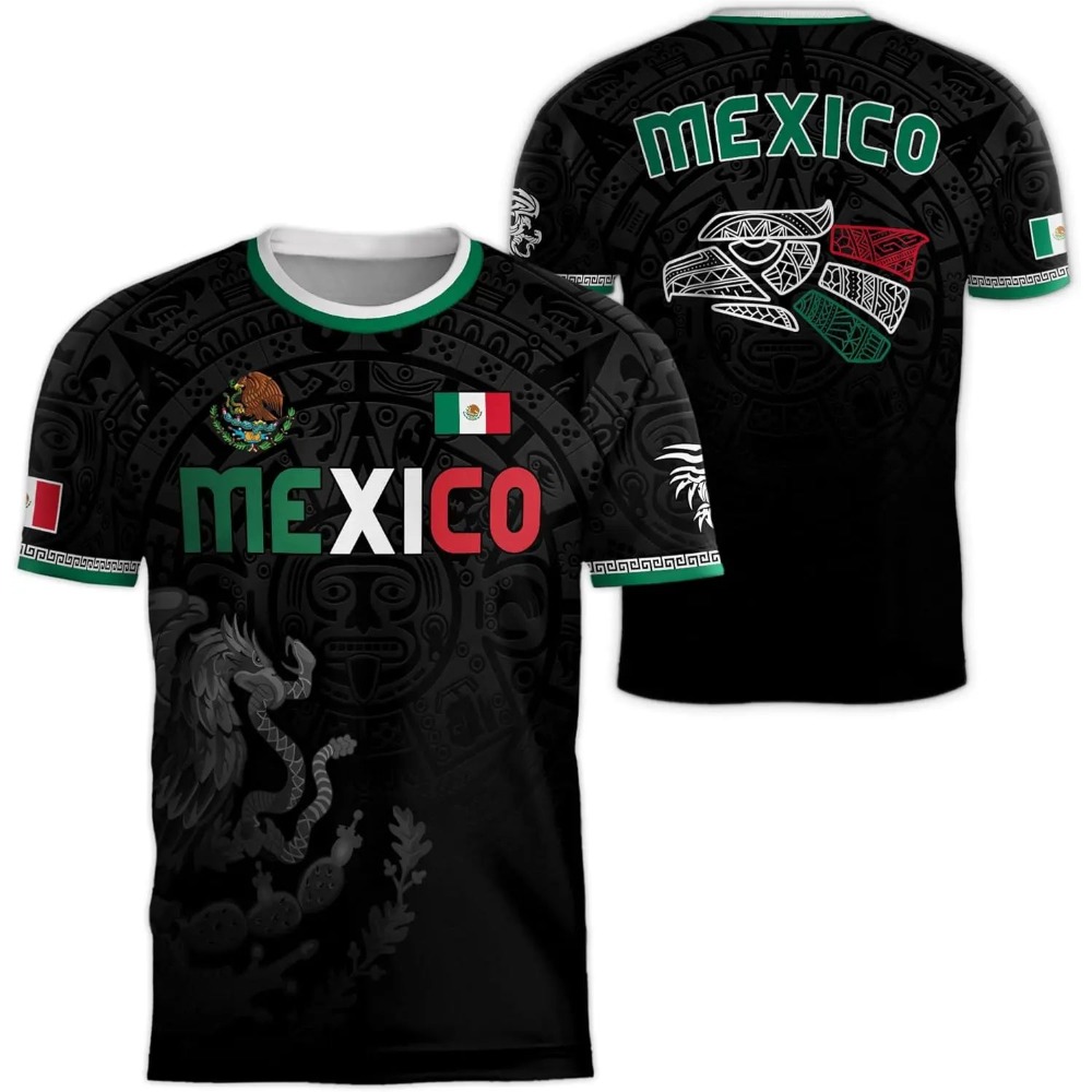 2026 Mexico National Flag Prin - огляд і ціна Men Fashion Upper