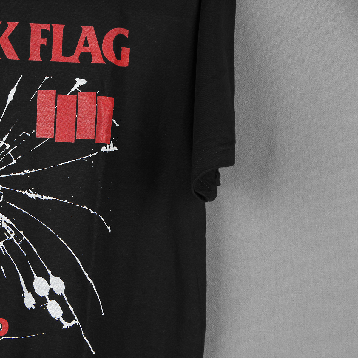 Black Flag T Shirt Damaged 80S - огляд і ціна Men'S Fashion From The 80S