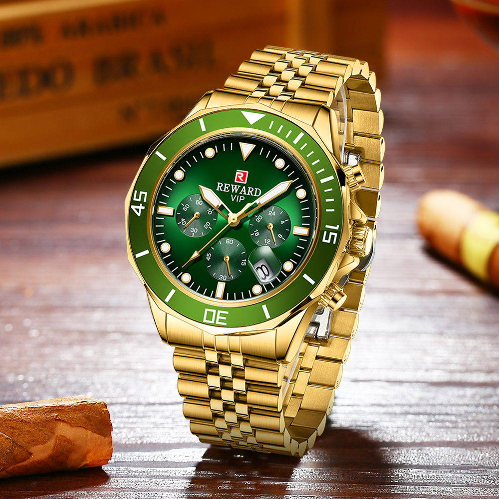 REWARD Luxury Chronograph Watc - огляд і ціна Men'S Fashion Zone