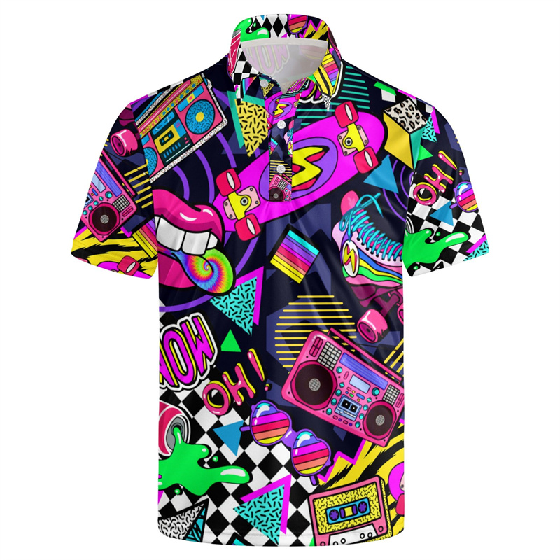 Hot Sale 3d Printing 80s 90s G - огляд і ціна Men'S Fashion From The 80S
