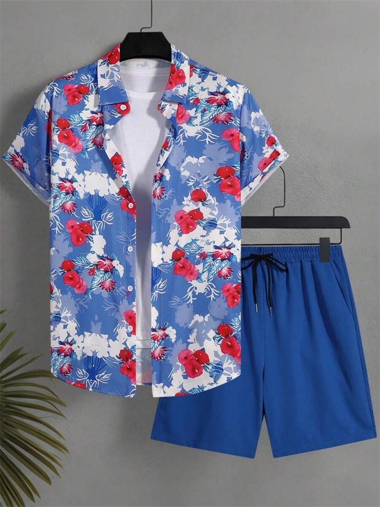 Men's Short-sleeved Shirt Set  - огляд і ціна Men'S Fashion Usa