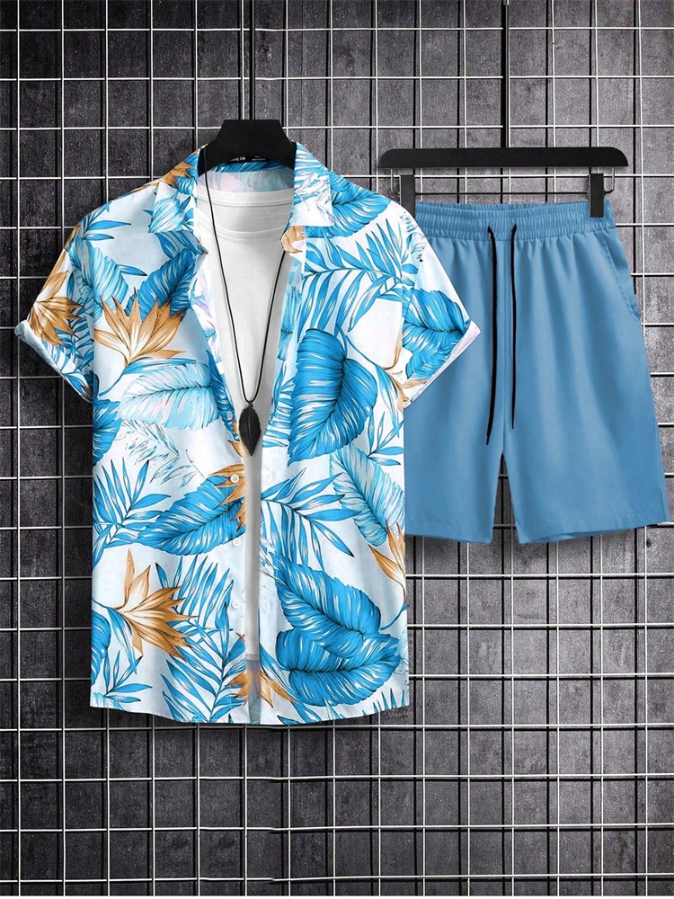 Men's Short-sleeved Shirt Set  - огляд і ціна Men'S Fashion Usa