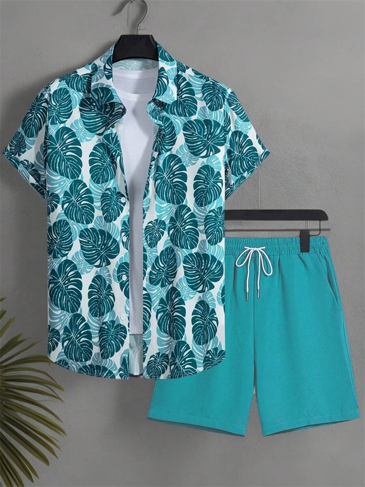 Men's Short-sleeved Shirt Set  - огляд і ціна Men'S Fashion Usa