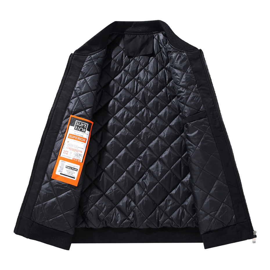 Thick Baseball Jacket Men Wint - огляд і ціна Mens Fashion Bomber Jacket