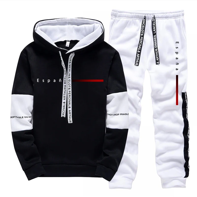 Spain Fashion Men's Set Hooded - огляд і ціна Men'S Fashion Outfits