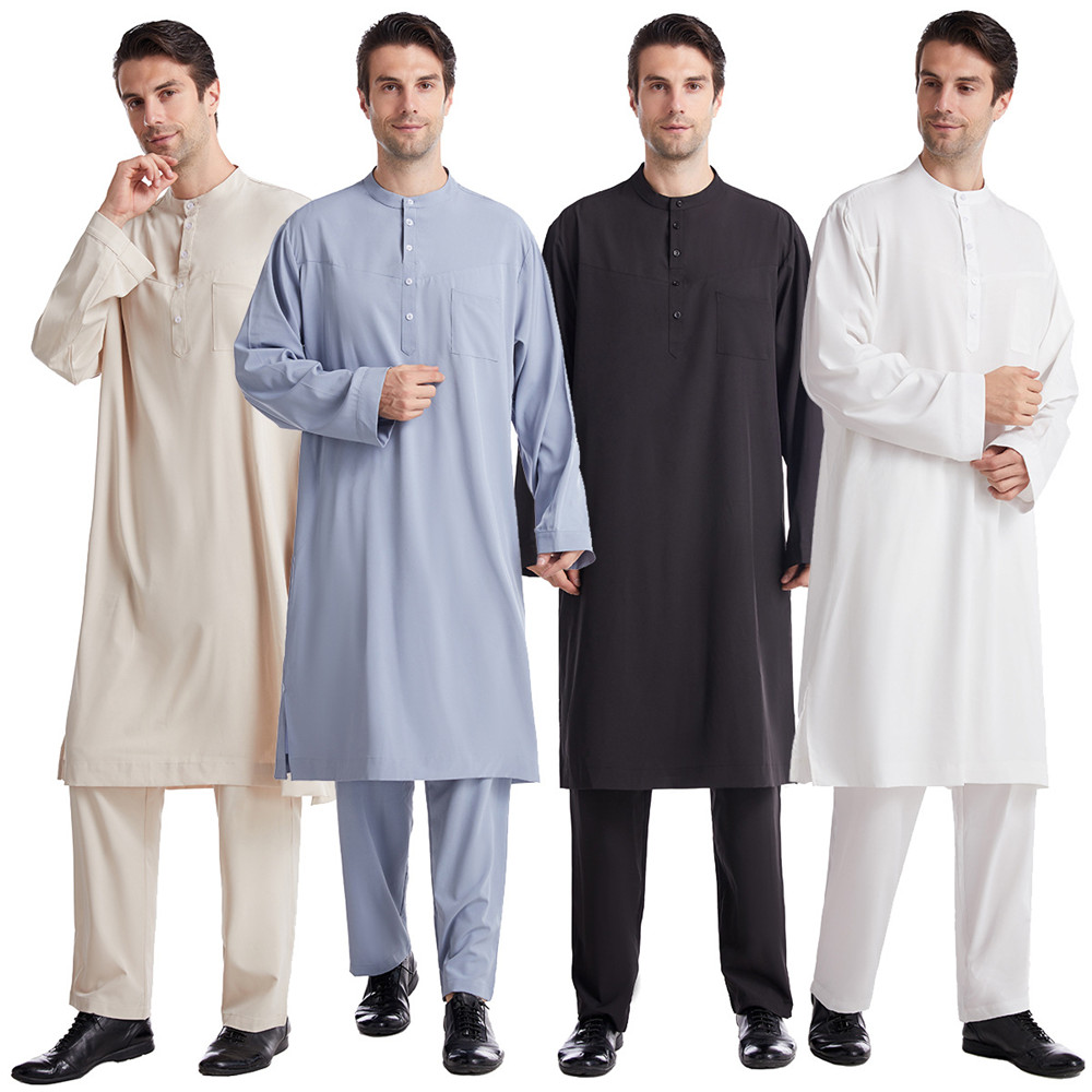 Men Jubba Thobe Muslim Two Pie - огляд і ціна Dubai Men'S Fashion