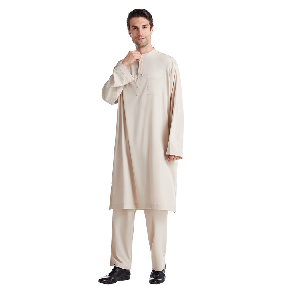 Men Jubba Thobe Muslim Two Pie - огляд і ціна Dubai Men'S Fashion
