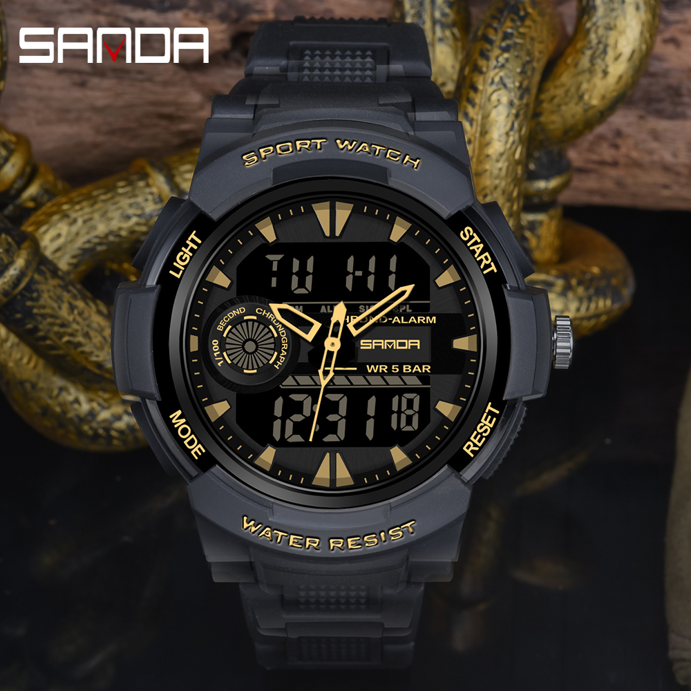 SANDA 6002 Luxury Dual Display - огляд і ціна Men'S Fashion Zone