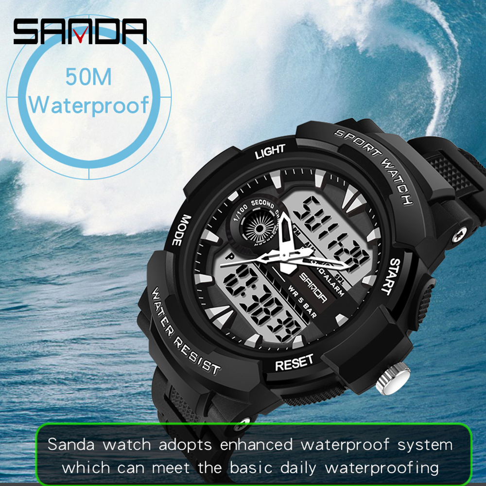 SANDA 6002 Luxury Dual Display - огляд і ціна Men'S Fashion Zone