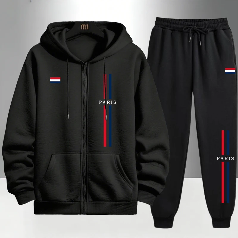 Paris Fashion Men's Set Zipper - огляд і ціна Men'S Fashion Outfits