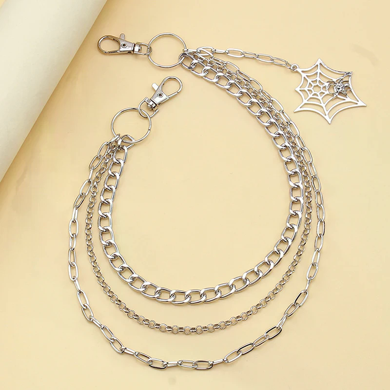 Fashion Punk Metal Pants Chain - огляд і ціна Men'S Fashion Jeans