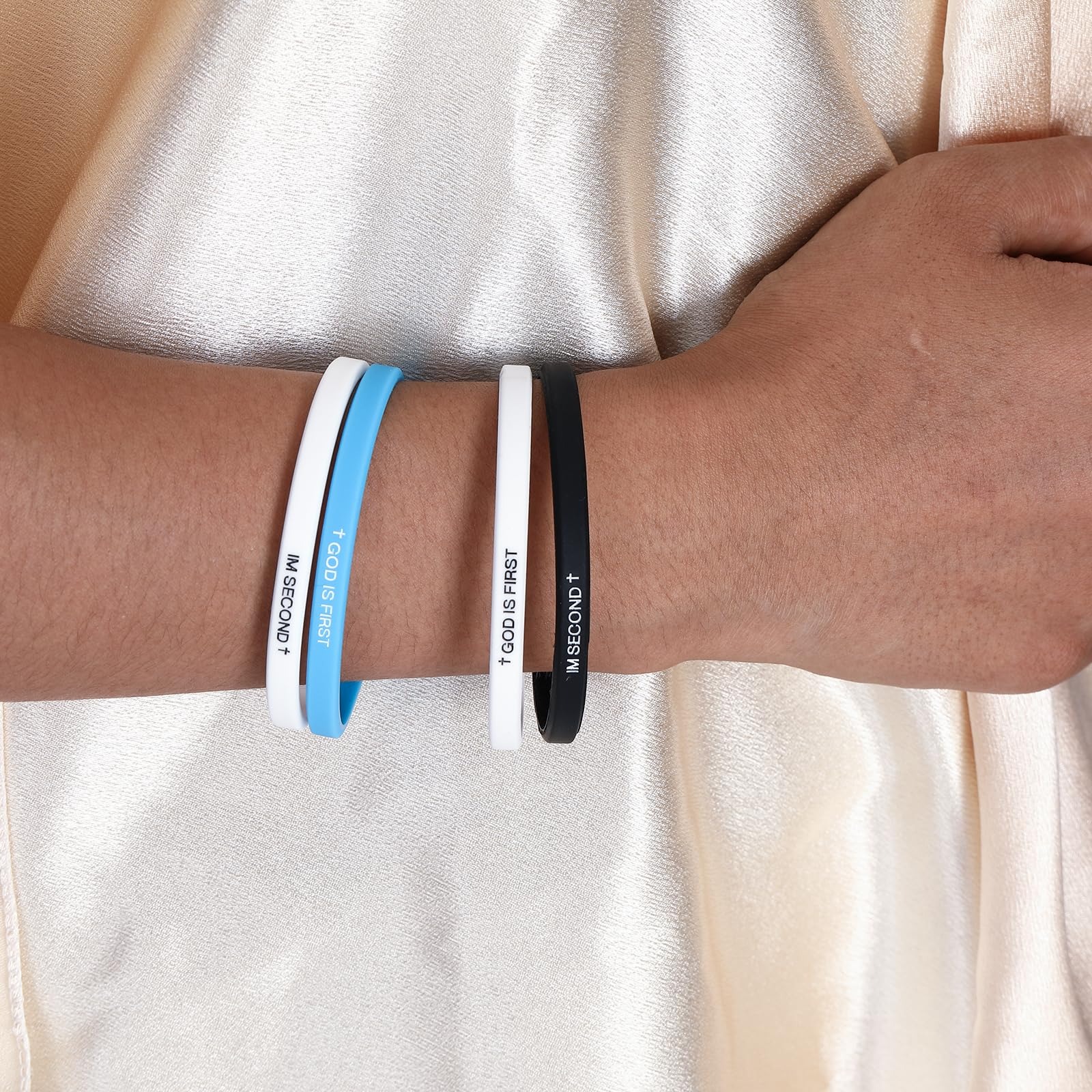 6-pack-GOD IS FIRST BRACELET I - огляд і ціна Men'S Fashion Easter