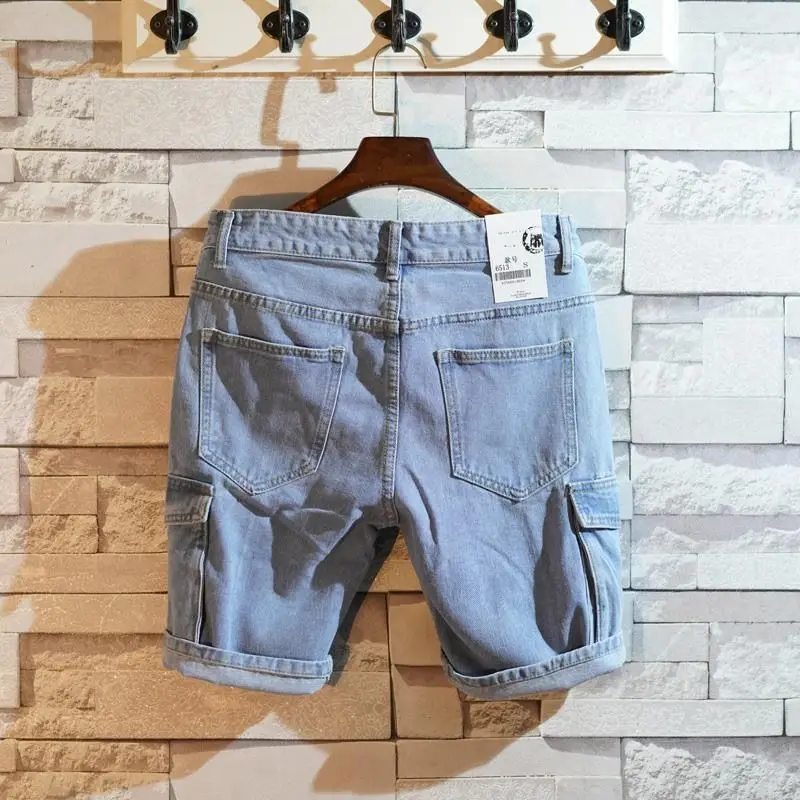 Loose Straight Short Jeans Pan - огляд і ціна Men'S Fashion Jeans