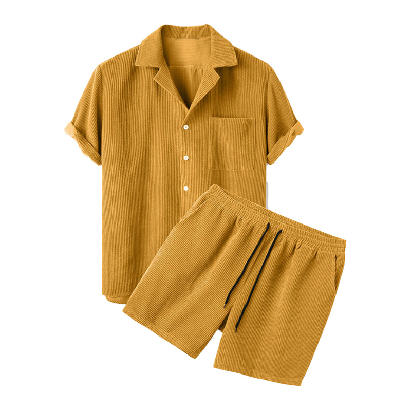 Mens Summer Corduroy Hawaiian  - огляд і ціна Track Suit Men
