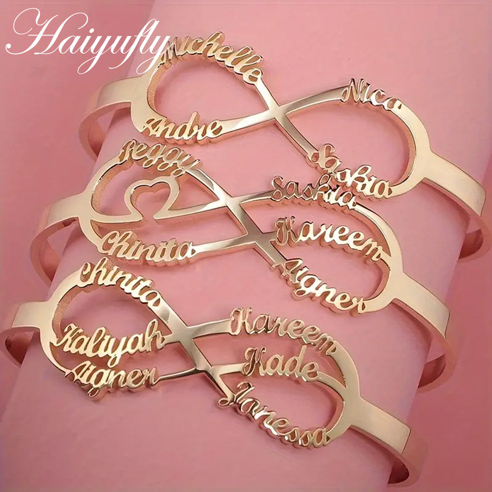 Haiyufly 3mm Wide Custom Name  - огляд і ціна Men Fashion Kids