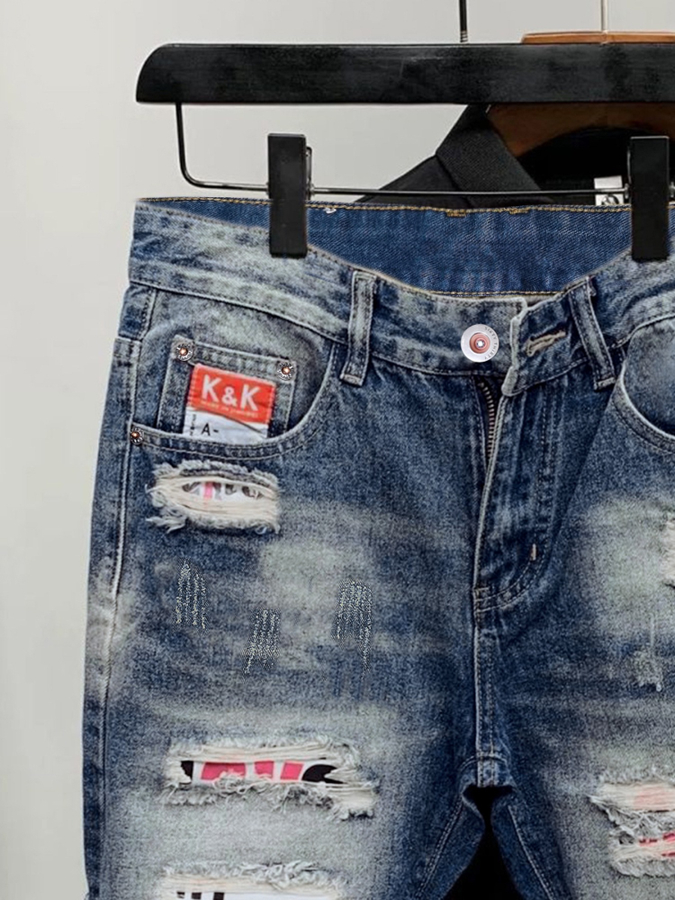2026 Summer Ripped Straight Me - огляд і ціна Men'S Fashion Jeans
