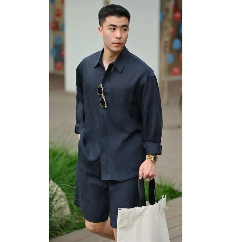 Summer Casual Set Lyocell Line - огляд і ціна Men'S Fashion For 2026