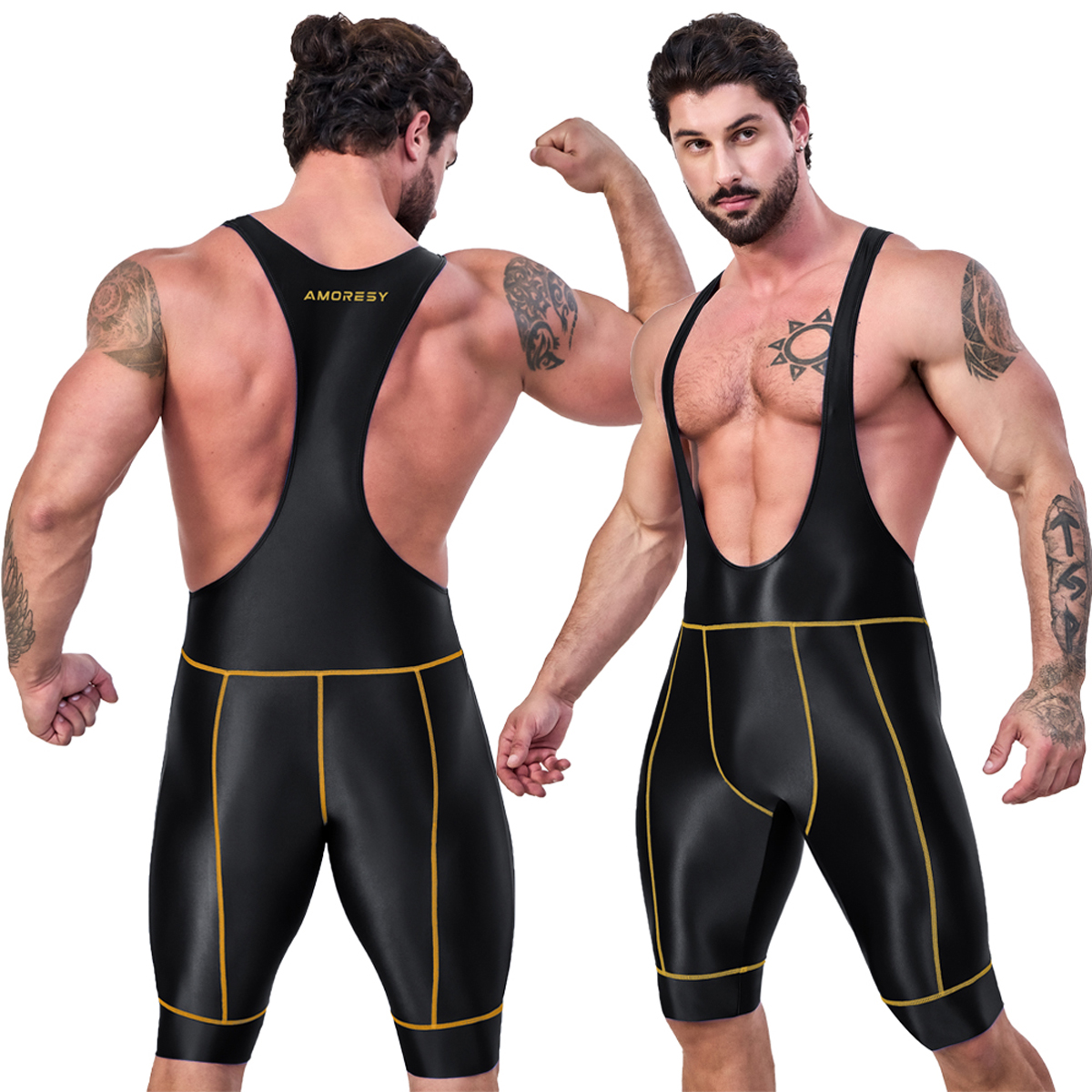 AMORESY Octavian Men Glossy El - огляд і ціна Track Suit Men