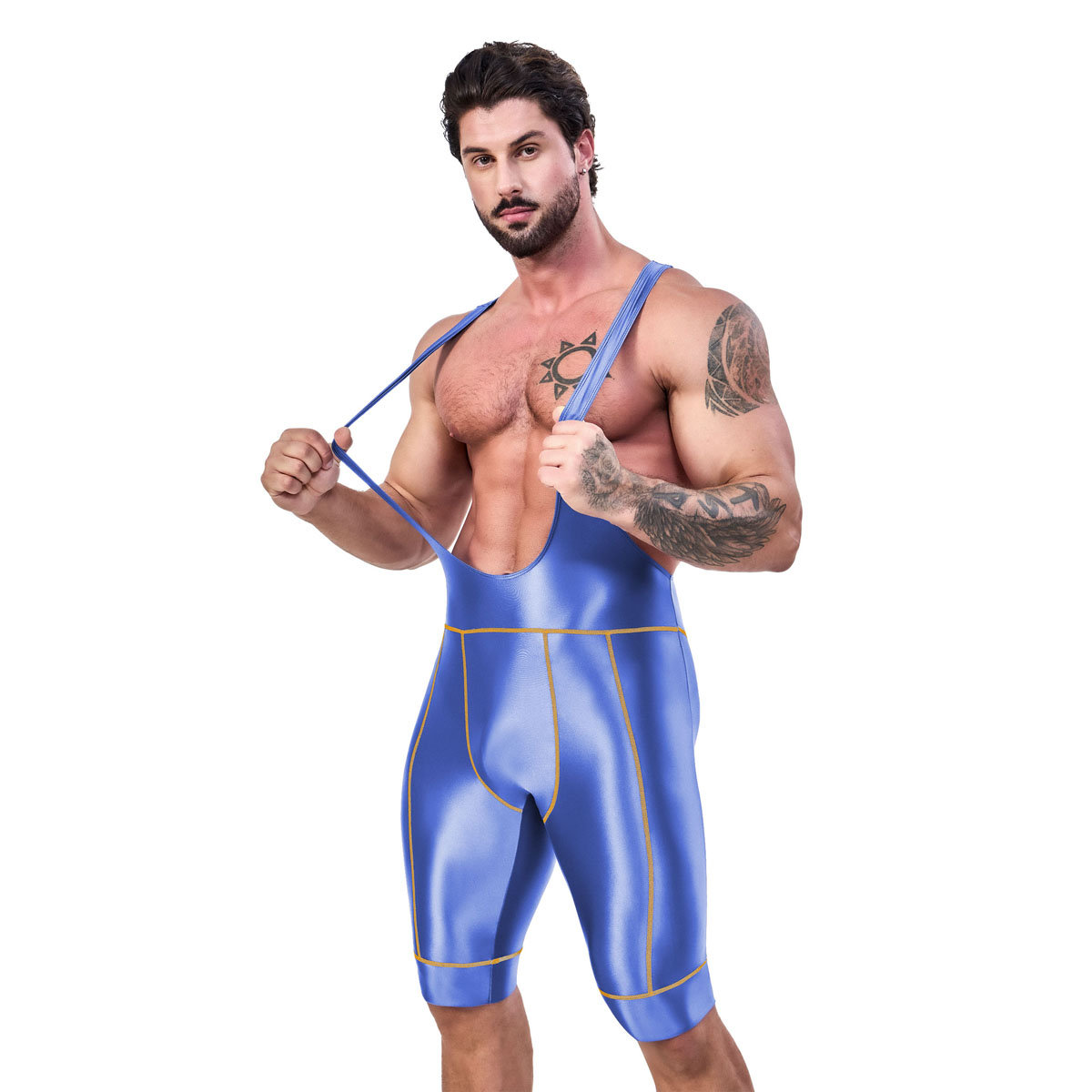 AMORESY Octavian Men Glossy El - огляд і ціна Track Suit Men