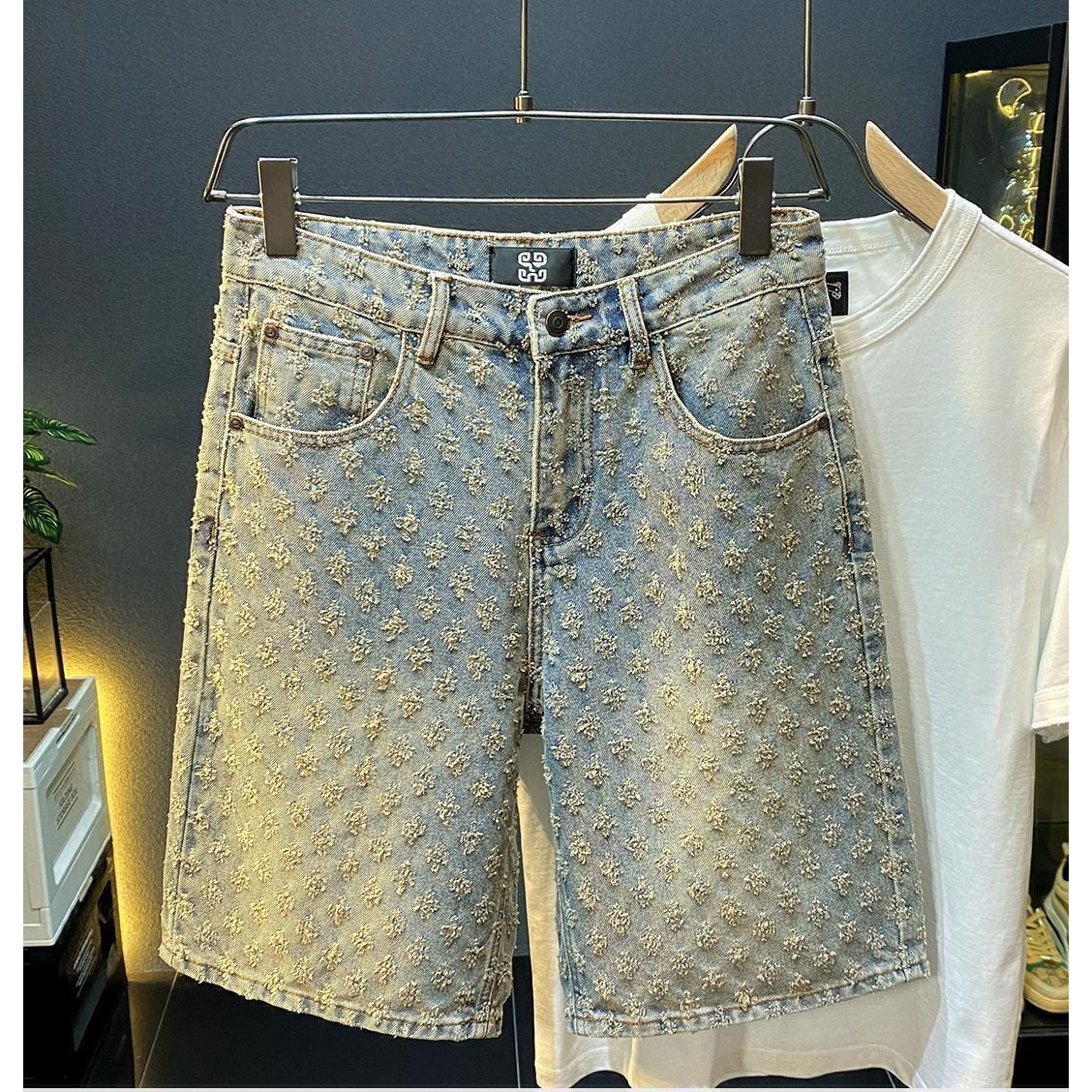 Summer High Street Denim Short - огляд і ціна Men'S Fashion Jeans