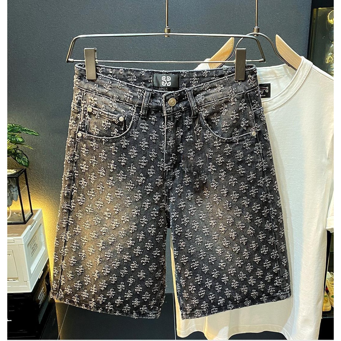 Summer High Street Denim Short - огляд і ціна Men'S Fashion Jeans