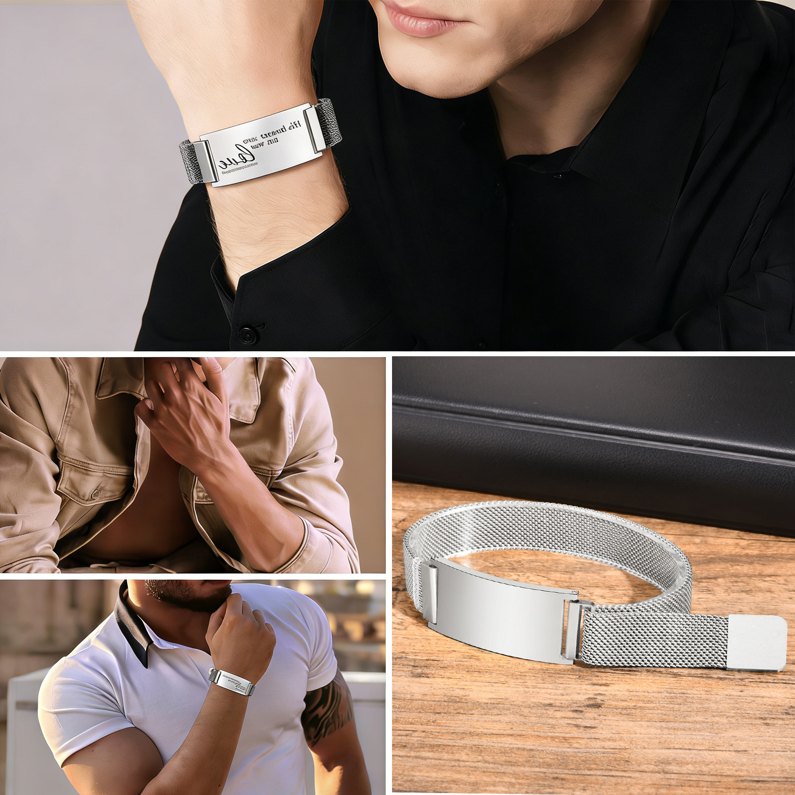 Custom Man Wide Bracelet Chris - огляд і ціна Men'S Fashion Easter