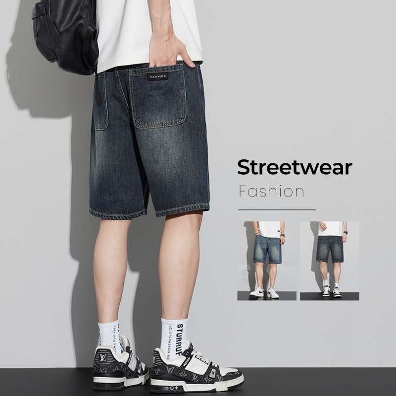 Men's Vintage Denim Shorts Sum - огляд і ціна Men'S Fashion Jeans
