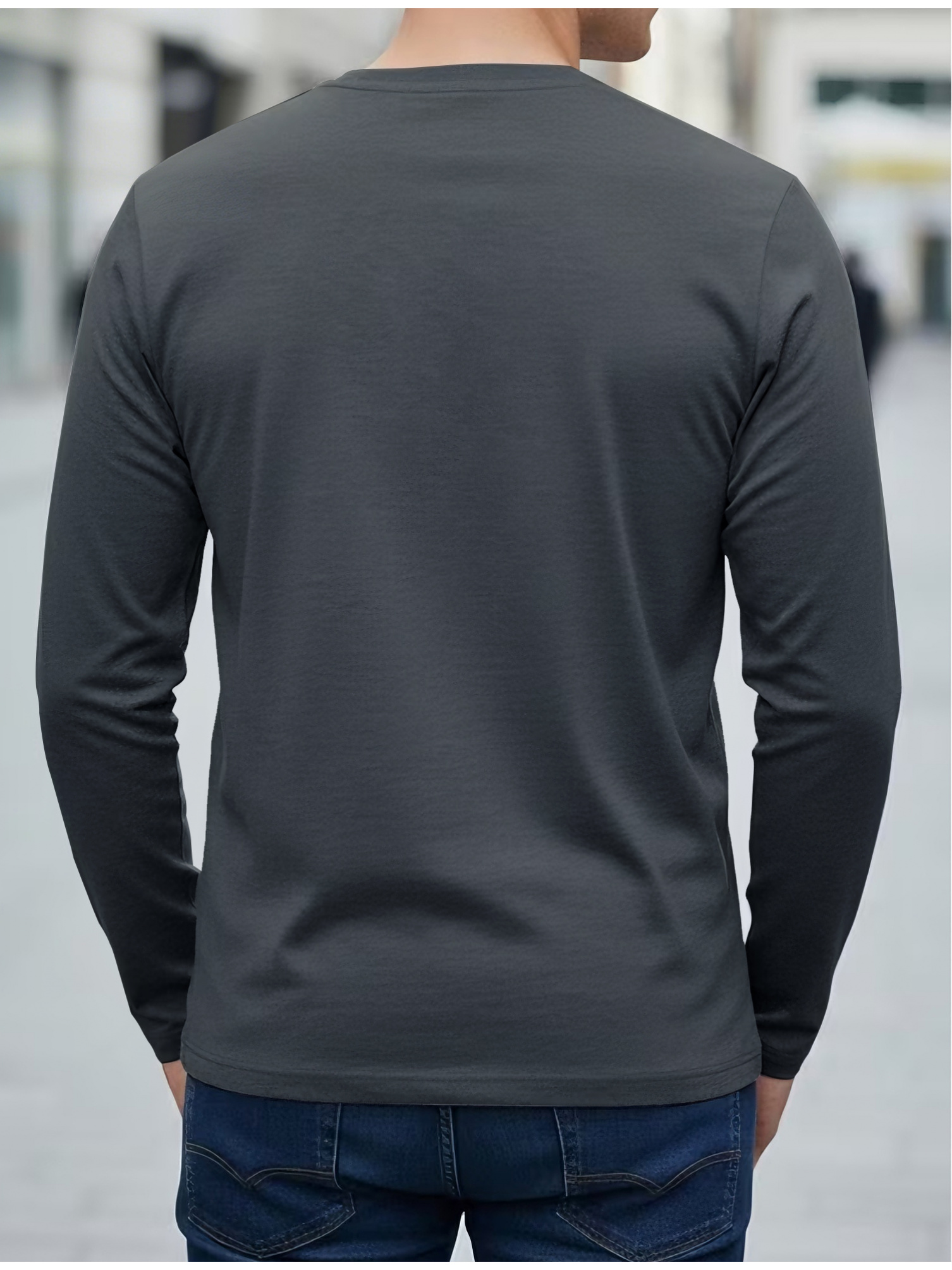 100% pure cotton men's long sl - огляд і ціна Men Fashion Upper
