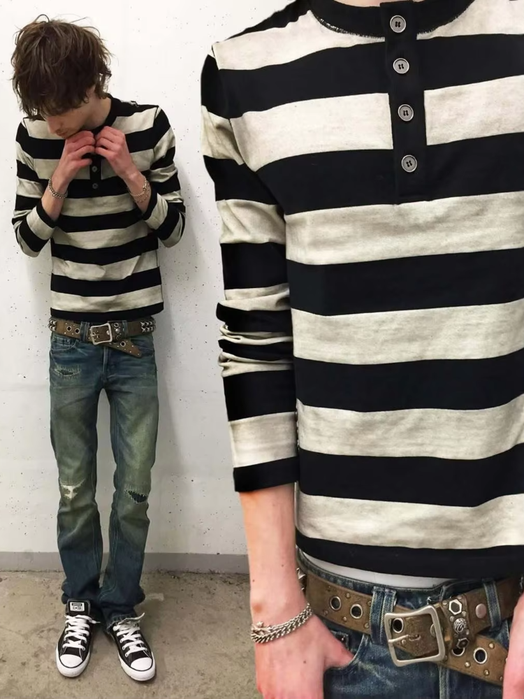 Y2k retro fashion street punk  - огляд і ціна Men'S Fashion Y2K
