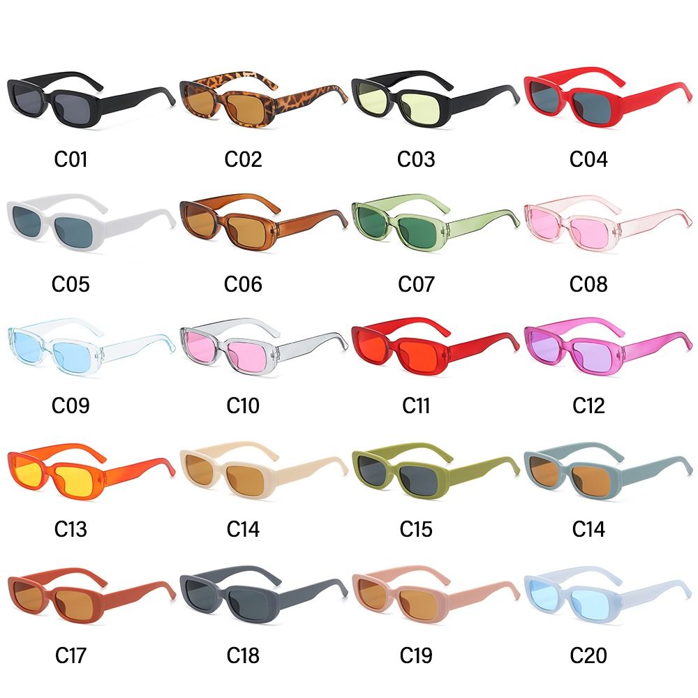 Trendy Narrow Square Frame Y2K - огляд і ціна Men'S Fashion Y2K