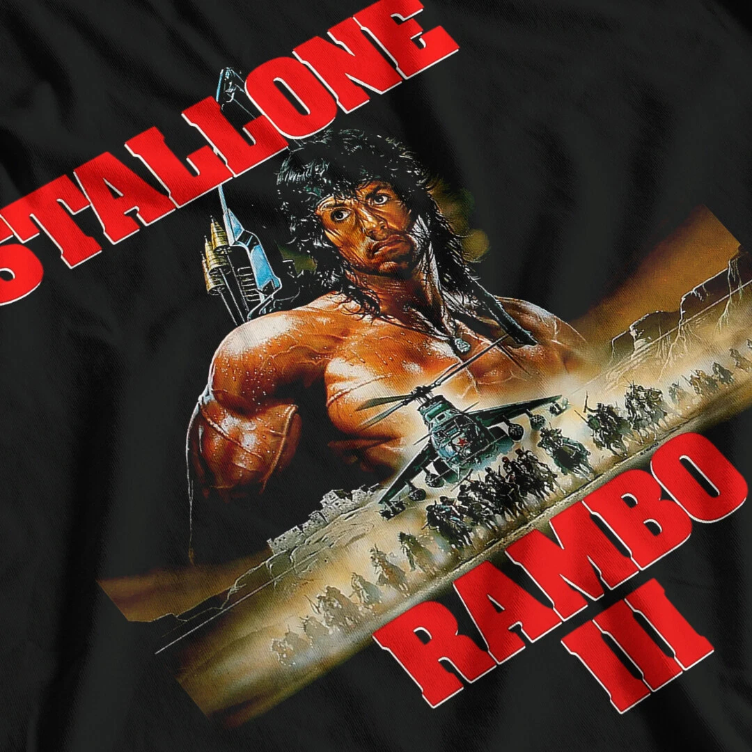 Rambo III T-Shirt Men's Classi - огляд і ціна Men'S Fashion From The 80S