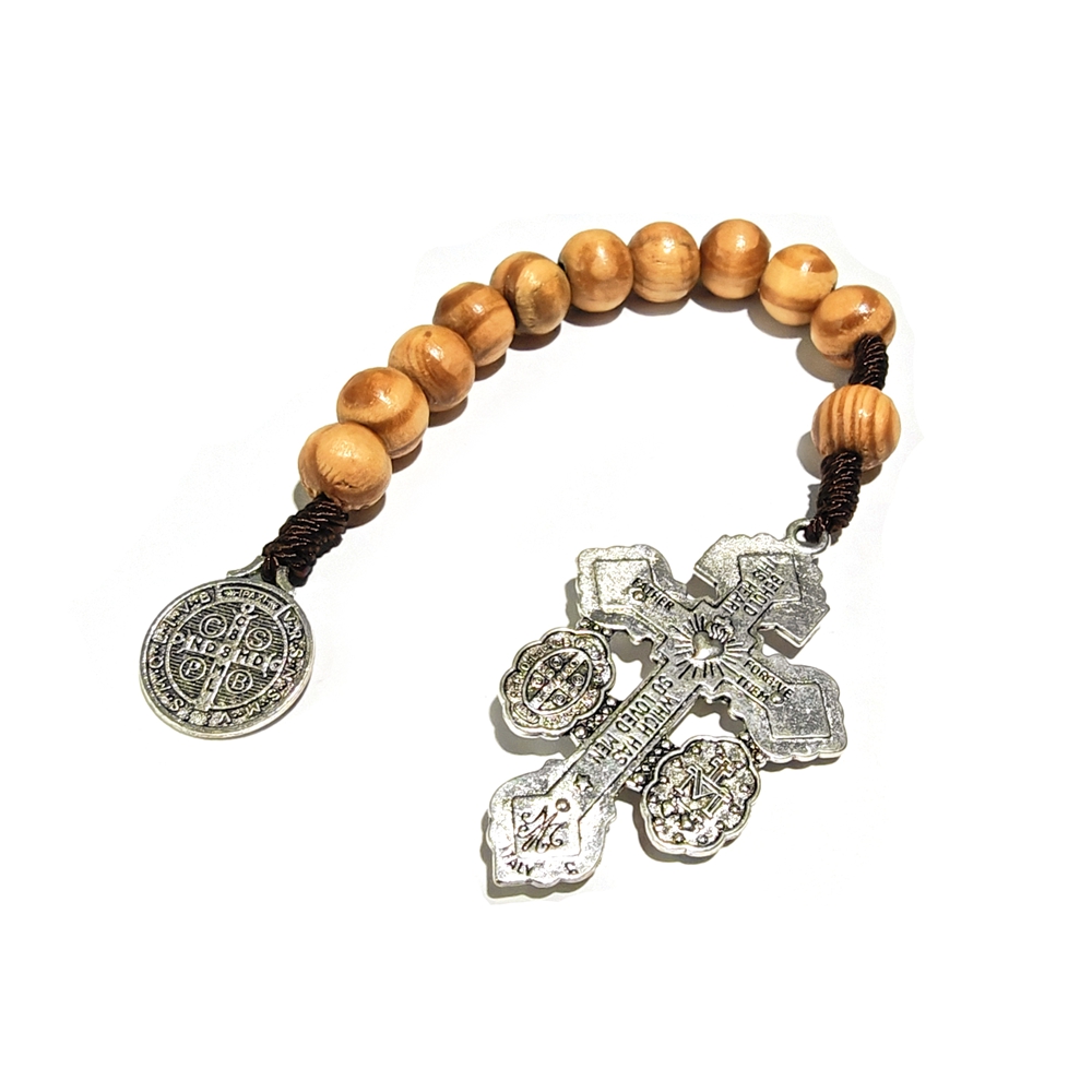 QIGO Open Woven Rosary Wooden  - огляд і ціна Men'S Fashion Easter