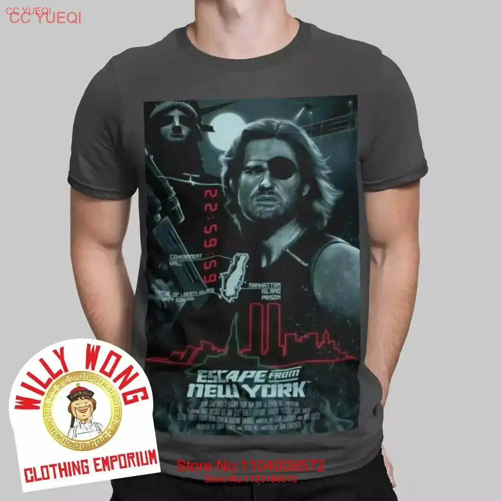 Escape From New York T Shirt R - огляд і ціна Men'S Fashion From The 80S